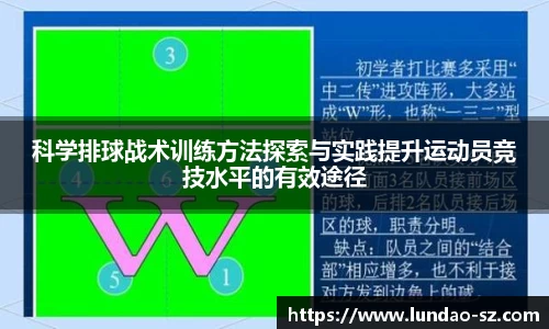 科学排球战术训练方法探索与实践提升运动员竞技水平的有效途径