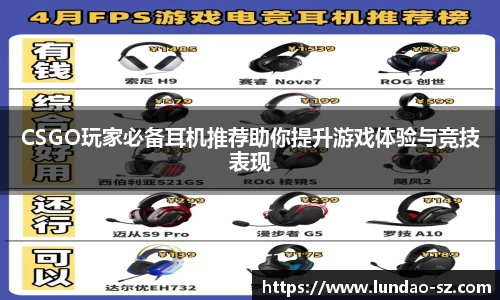 CSGO玩家必备耳机推荐助你提升游戏体验与竞技表现